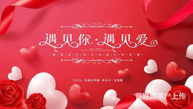 1月1号金盛皮革城“遇见你   遇见爱”公益相亲会 - 图片 5