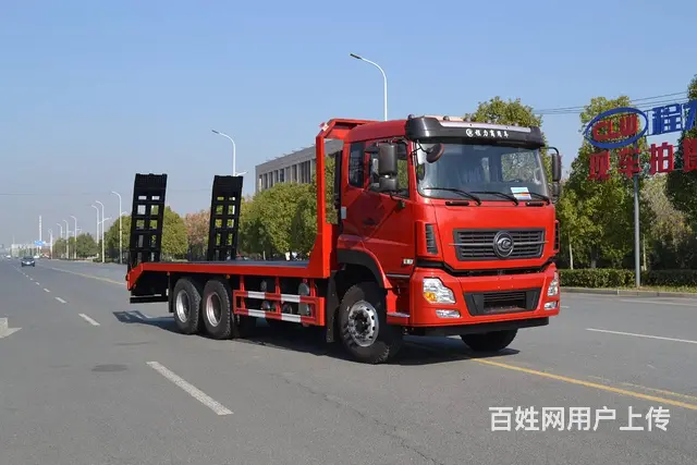 拉250挖机平板拖车 轴距短拐弯灵活  优惠销售 - 图片 1