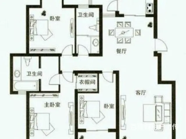 百大附近团结路民和苑小区，三室两厅，1000元，生活便利 - 图片 9