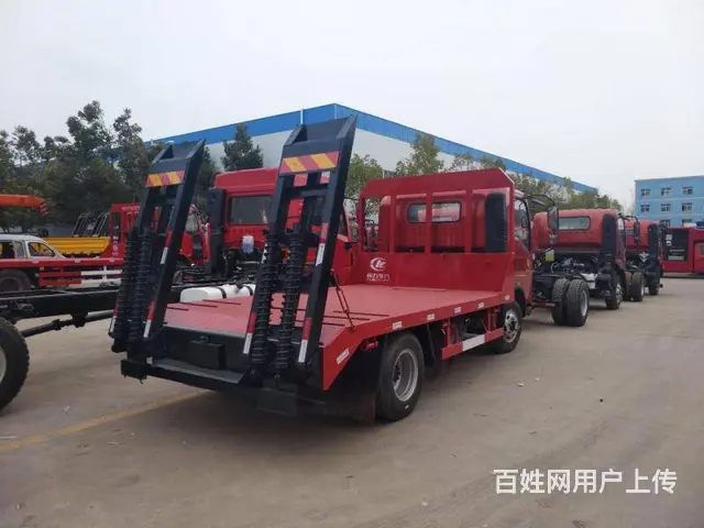 拉10吨挖机重汽王牌平板车厂家现车充足 - 图片 9