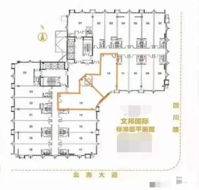 出租文邦国际大厦5o级高端写字楼 - 图片 5