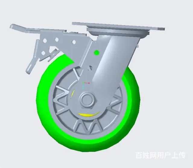 工业脚轮尼龙轮重型工业脚轮 - 图片 2
