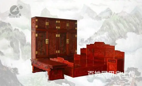 威海市专业回收二手红木家具大红酸枝黄花梨红木 - 图片 3