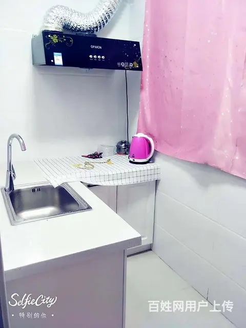 新柳城C区12楼，一室一厨一卫，带空调冰箱洗衣机热水器，包 - 图片 3