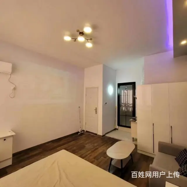 玉兰花园精装修单身公寓出租家具家电齐全，拎包入住，欧式风格， - 图片 7