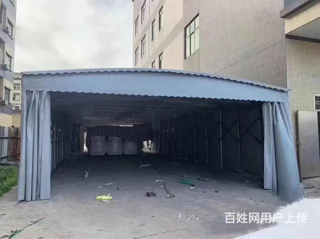 庆典展会物流蓬停车蓬移动帐篷仓库蓬电动雨棚篮球场棚 - 图片 1