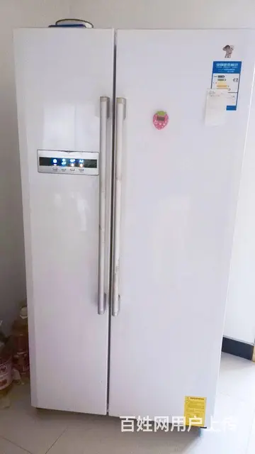 转卖自用海尔双开门冰箱 - 图片