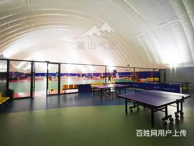 充气膜健身中心，气膜室内网球场，大跨度设计智能环保 - 图片 2