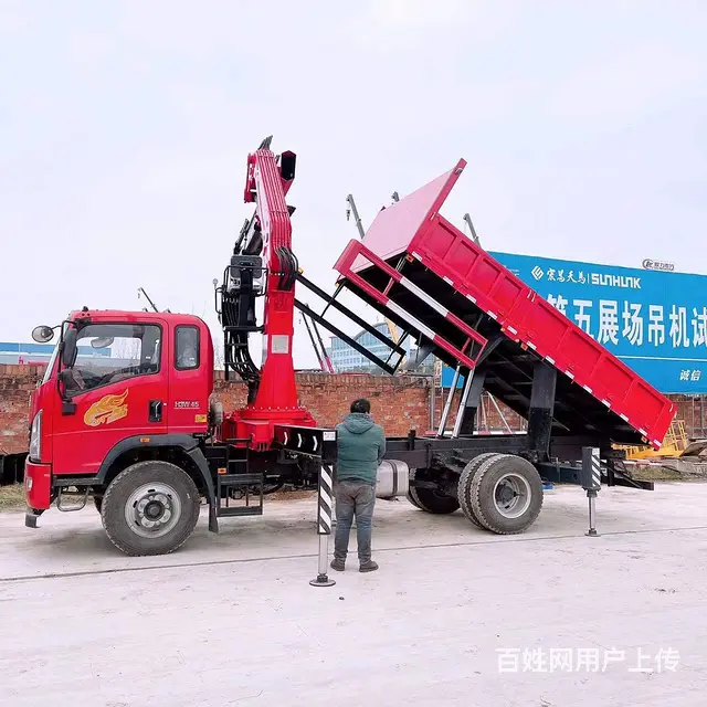 重汽豪曼带自卸带抓斗的8吨随车吊 生产厂家联系方式 - 图片 8