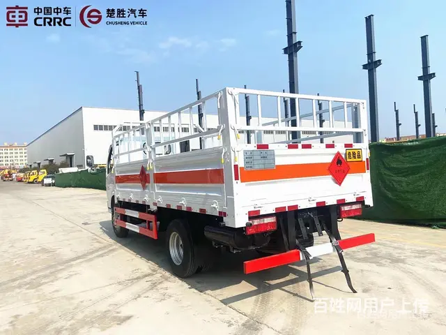 渭南 国六东风黄牌4.1米危险品高栏车 挂靠公司电话 - 图片 5