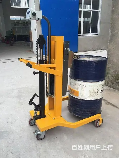 油桶夹具手推油桶车液压油桶搬运车翻转倒料器倒桶器 - 图片 6