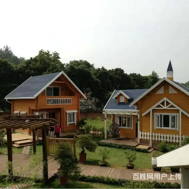 枣庄轻钢别墅厂家  枣庄木屋凉亭岗亭尺寸定制 - 图片 3