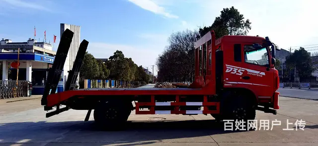 板长含斜坡5米东风平板车 拉10吨不超载 可定制 - 图片 5