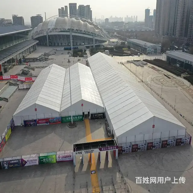户外铝合金篷房租赁 文艺演出大棚 临时展馆帐篷搭建 - 图片 4
