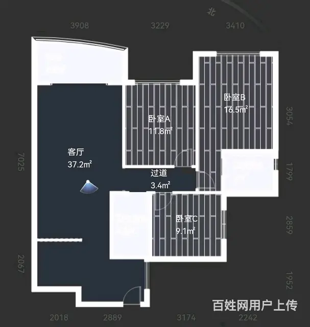 精华逸景带平台，精装套三双卫 - 图片 11