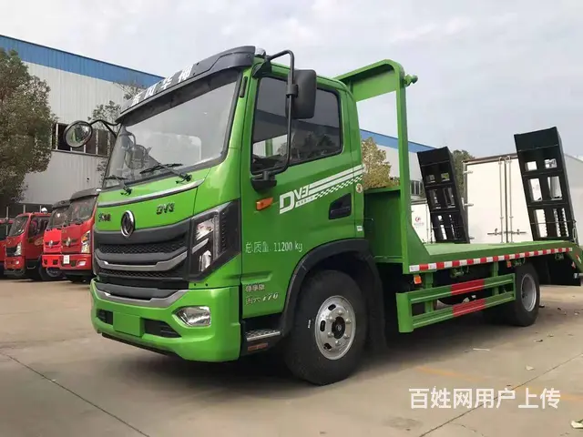 东风华神平板车　拉60 150挖掘机拖车 包上户 - 图片 10