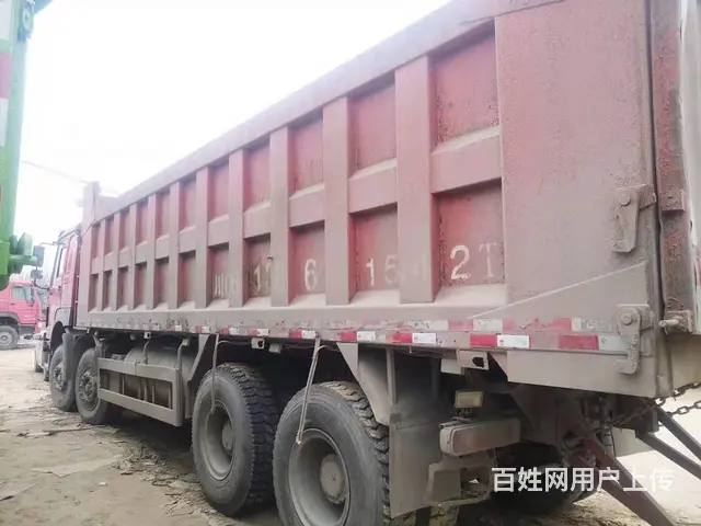 转让18年二手豪沃7.8米自卸车380马力前四后八 - 图片 8