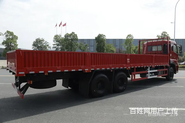 国六后八轮9.6米平板货车 平板式 车到付款无风险 - 图片 11