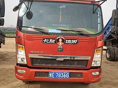 转重汽豪沃轻卡 二手4米2小高栏载货车 825轮胎
