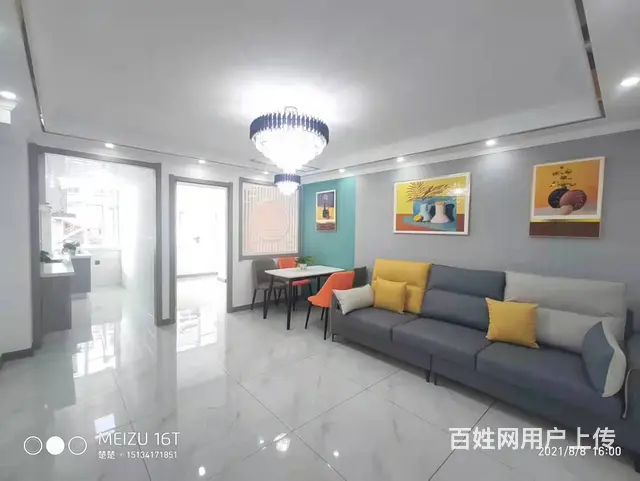 汉口街大坝水上公园南门外里3楼79平3室南北通新装地暖可贷款 - 图片 1