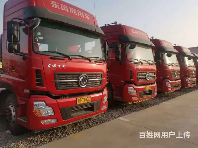 急现车19年二手东风天龙牵引车420马力雷诺发动机 - 图片 1