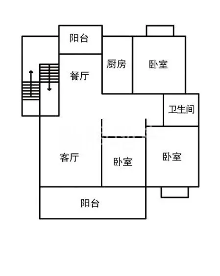 高盛汉郡精装两室有暖气家电齐全随时看房拎包即住 - 图片 10