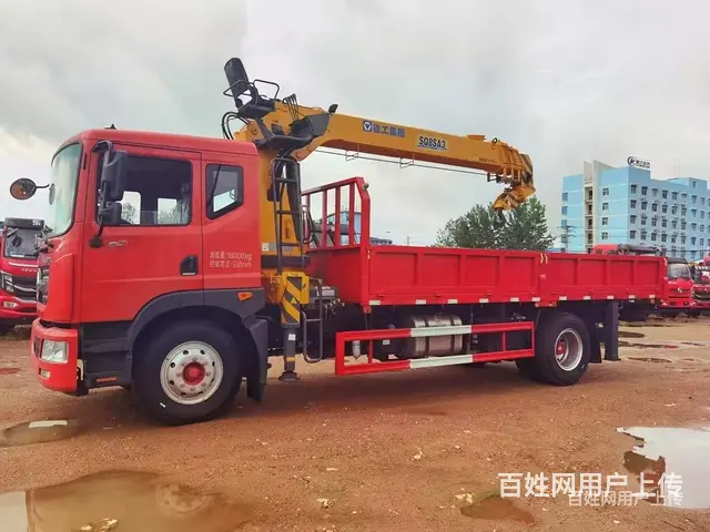 多利卡D9国六单桥徐工8吨随车吊带爬梯 厂家报价 - 图片 1