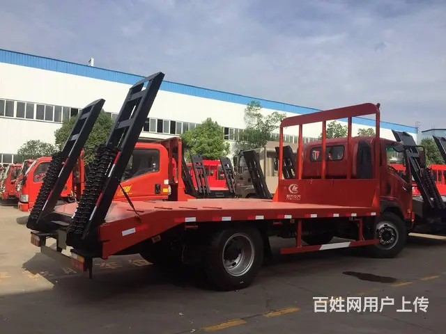 大运小型平板车 拖8吨左右挖机拖车厂家现车促销 - 图片 5