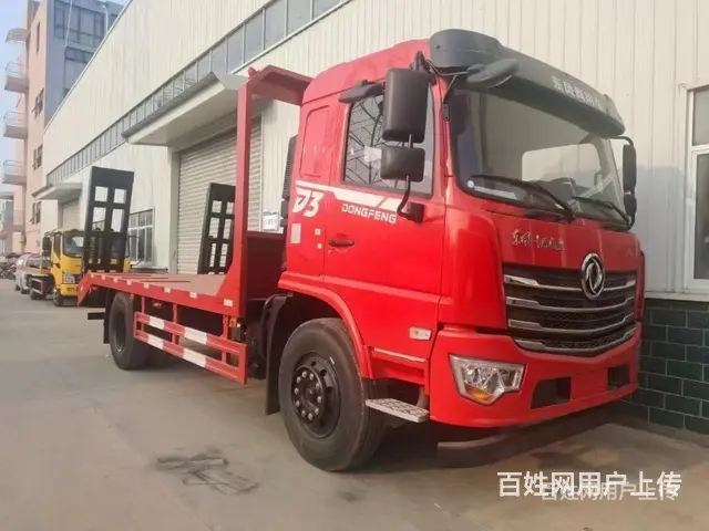 临沧国六东风专底挖机拖车5米4拖板车价格是多少 - 图片 7
