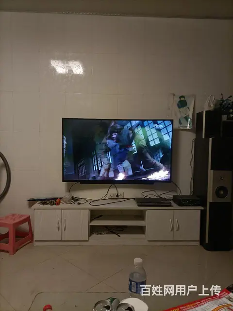 五十五寸曲屏智能液晶电视机，品相好，无拆无修 - 图片 1