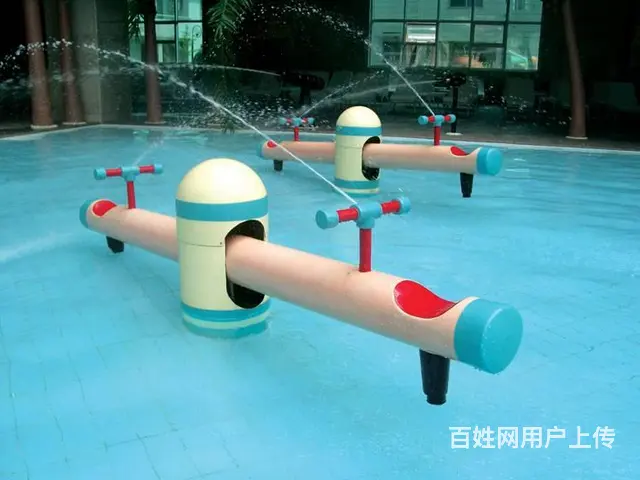 水寨滑梯水上乐园水上小品蘑菇喷水戏水小品水枪 - 图片 4