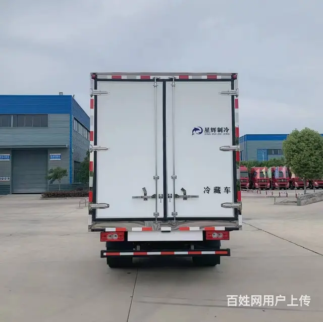蓝牌4米2保温厢体肉钩猪肉冷藏车冷链车 新鲜肉 - 图片 5