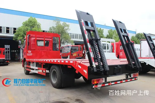 解放J6平板车 拖15吨挖机铲车拖板车 现车价格 - 图片 3