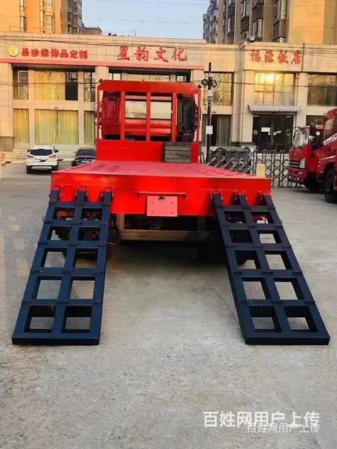 8*2轻量化提升桥挖机拖车 板长7米 - 图片 7