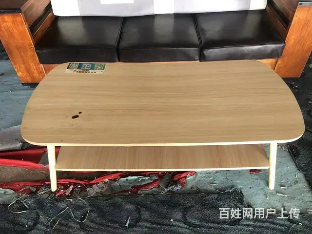 【搞定了！】低价出售二手茶几一个，木质实木茶几 - 图片