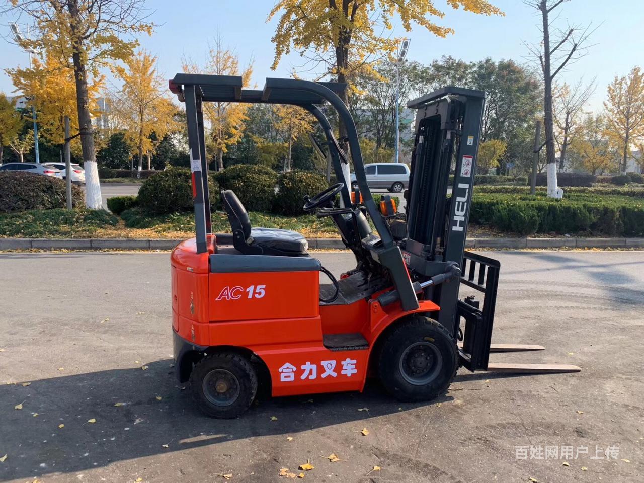 合力1.5吨电动叉车,国产升高4米小体积二手叉车