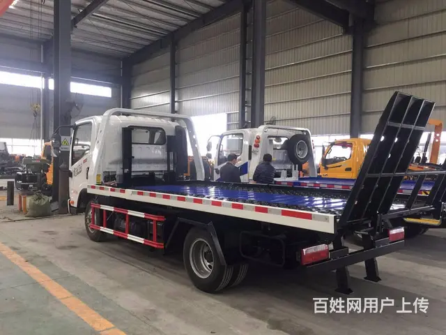 解放一拖二清障车 全落地清障车 拖吊联体清障车 - 图片 8