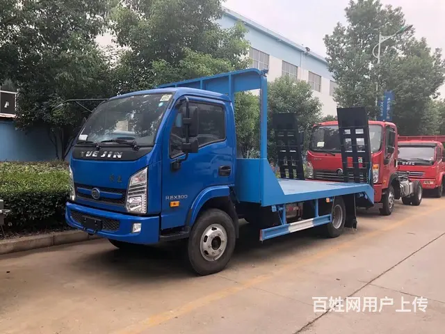 跃进蓝牌平板车可拉10吨挖机厂家直销现车充足 - 图片 2