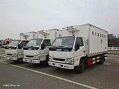 江铃顺达蓝牌医疗废物转运车  4.2米蓝牌冷藏车