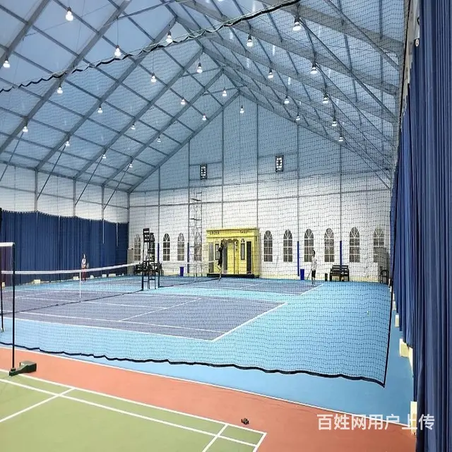 篮球场顶棚覆盖 蓝球场顶棚搭建 铝合金结构球场 - 图片 2