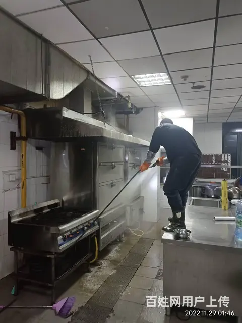 昆山开发区工厂食堂油烟机净化器清洗风机维修 - 图片 1