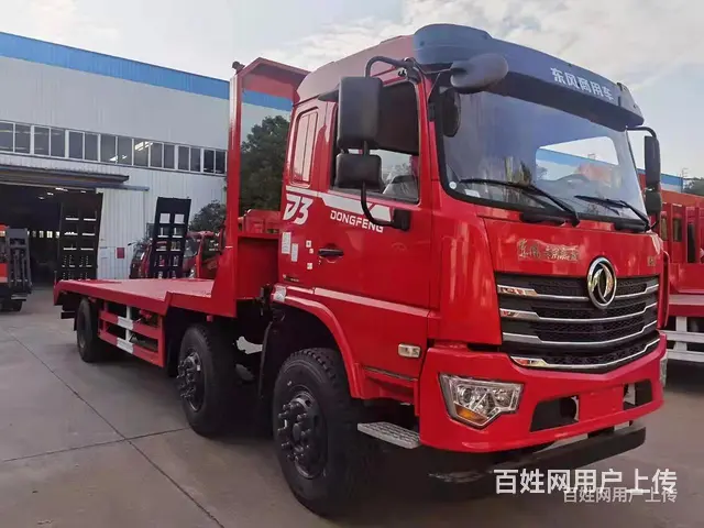 东风D3V小三轴挖机平板运输车  平板车拖板车定制  国六小 - 图片 3