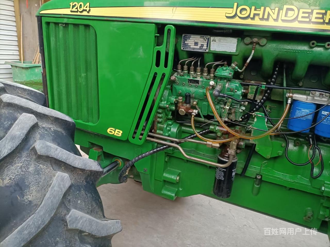 精品迪尔1204六缸发动机,全车原板,空调驾驶室