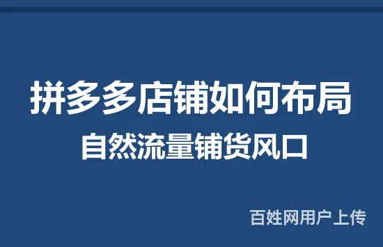 拼多多精细化运营培训，新手开网店技术孵化手把手教学 - 图片 2