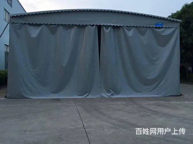 长沙推拉棚雨棚遮阳棚防违建大型物流棚 - 图片 3