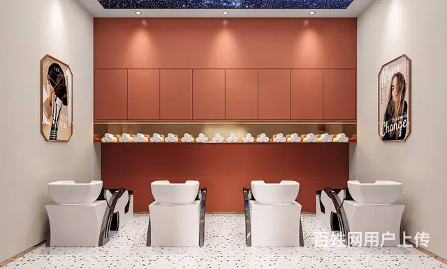合肥美发店装修，时尚舒适美发空间设计 - 图片 3