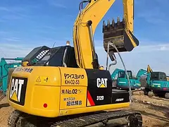 停工转让二手卡特312挖掘机免车检手续全