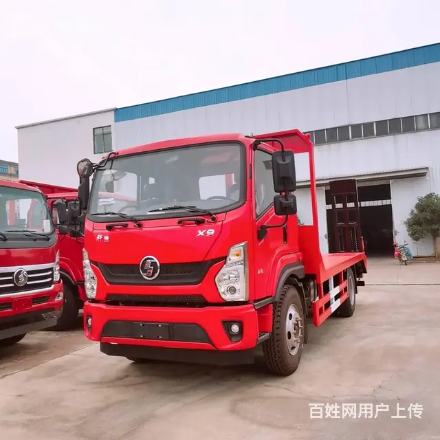 陕汽轩德X9挖机平板运输车低价出售数量有限 - 图片 3
