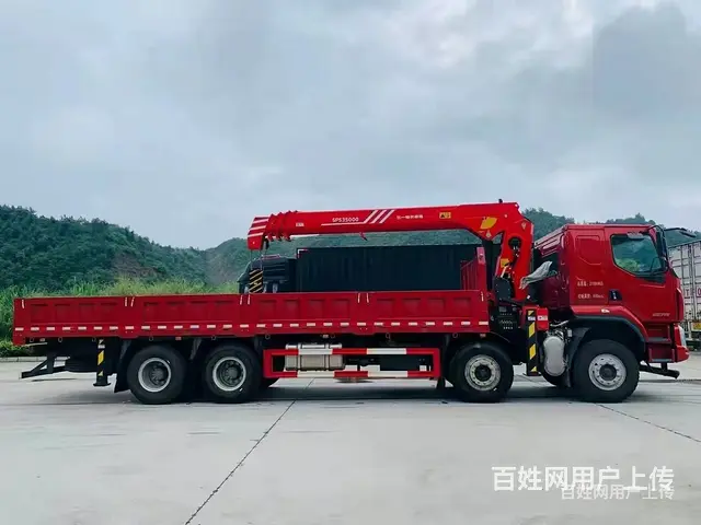 柳汽乘龙前四后八14吨程力随车吊 山区定制版 - 图片 8