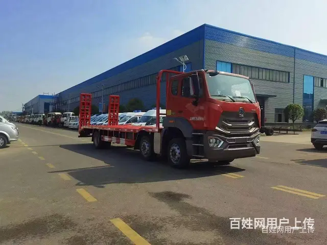 拉160挖机挖机平板车 拖板车 承载能力强 - 图片 1